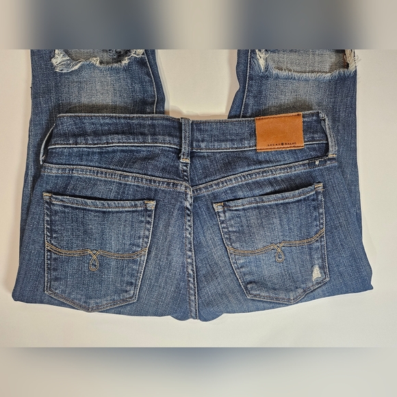 Lucky Brand Womens Jeans Size 2/26 Lolita Skinny Low Rise Distressed 90s Denim - Picture 5 of 12